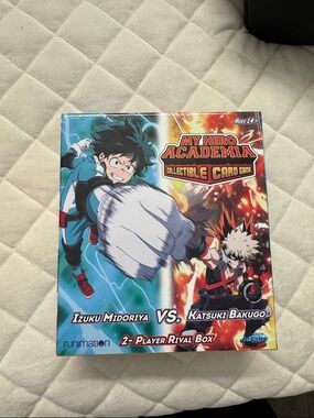 My Hero Academia Collectible Card Game 2-Player Rival Box - Blue & Red Artwork